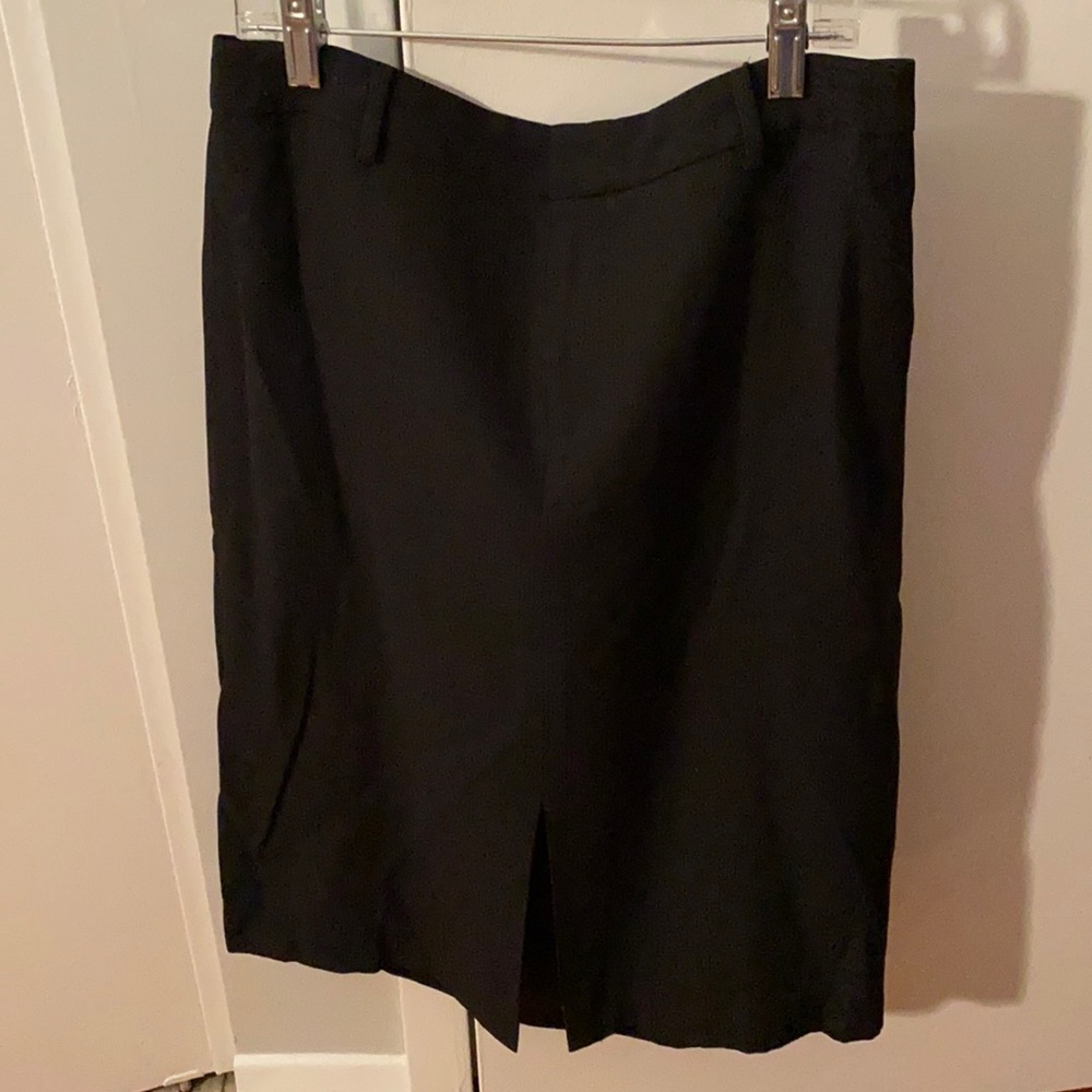 Banana republic pin stripe wool pencil skirt made in Italy